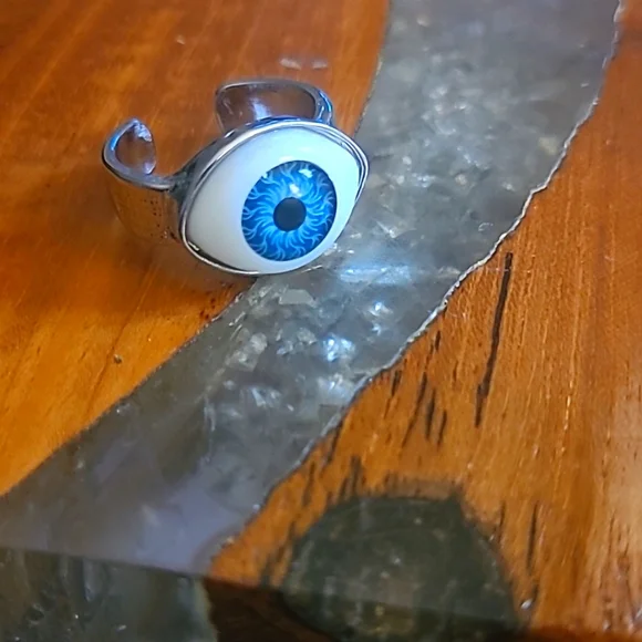 Evil Eye Ring One Sz Fits All - Picture 1 of 1